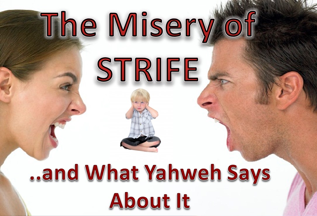 The Misery of Strife...and what Yahweh says about it