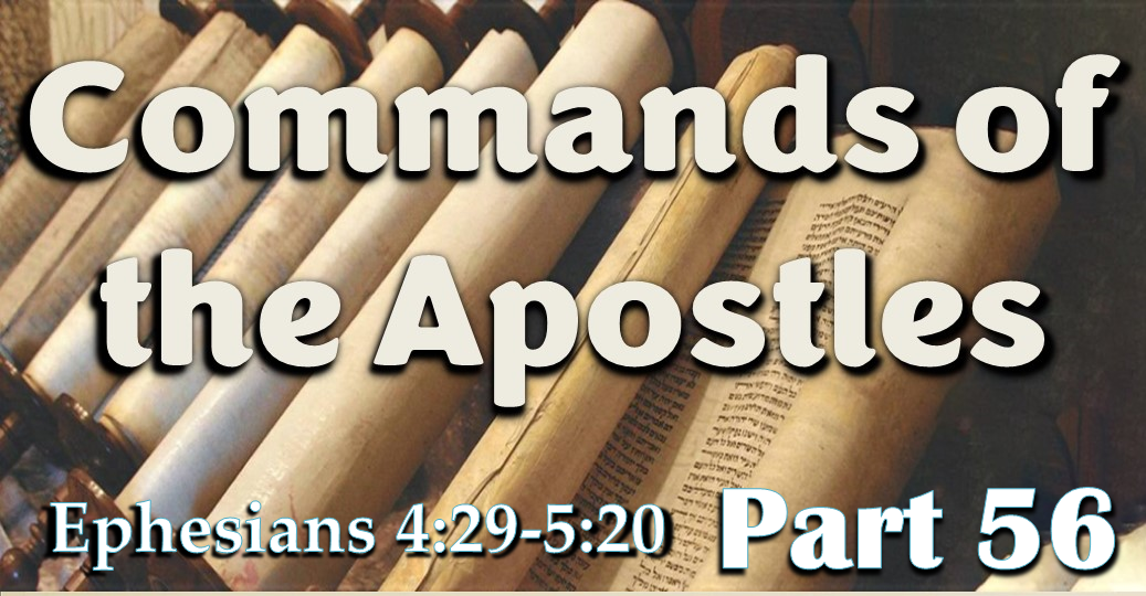 Commands of the Apostles – Part 56